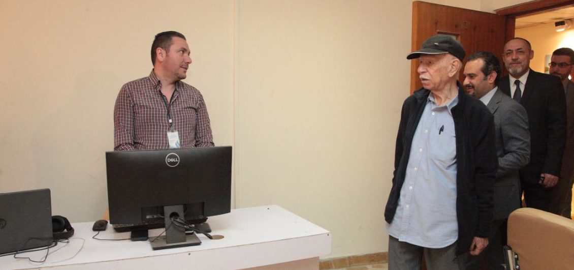 محسن حسين جواد في زيارة لمقر وكالة الانباء العراقية